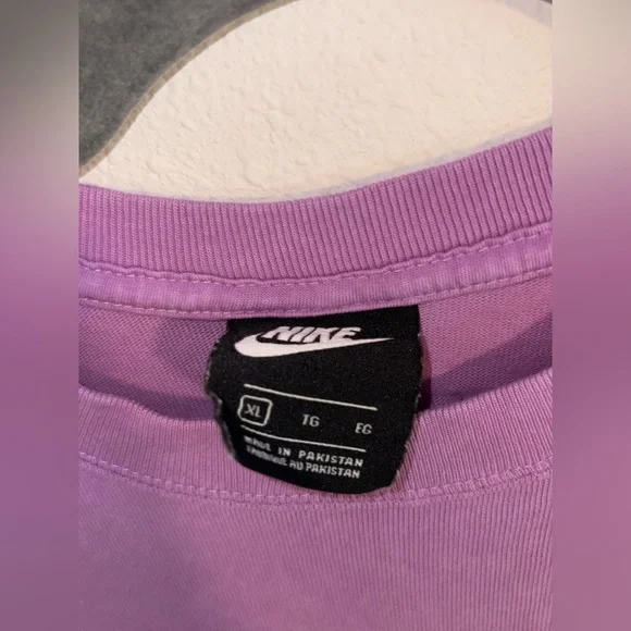 Nike Vintage 90s Center Swoosh Tank Top Ribbed Crop Size XL - Picture 3 of 6